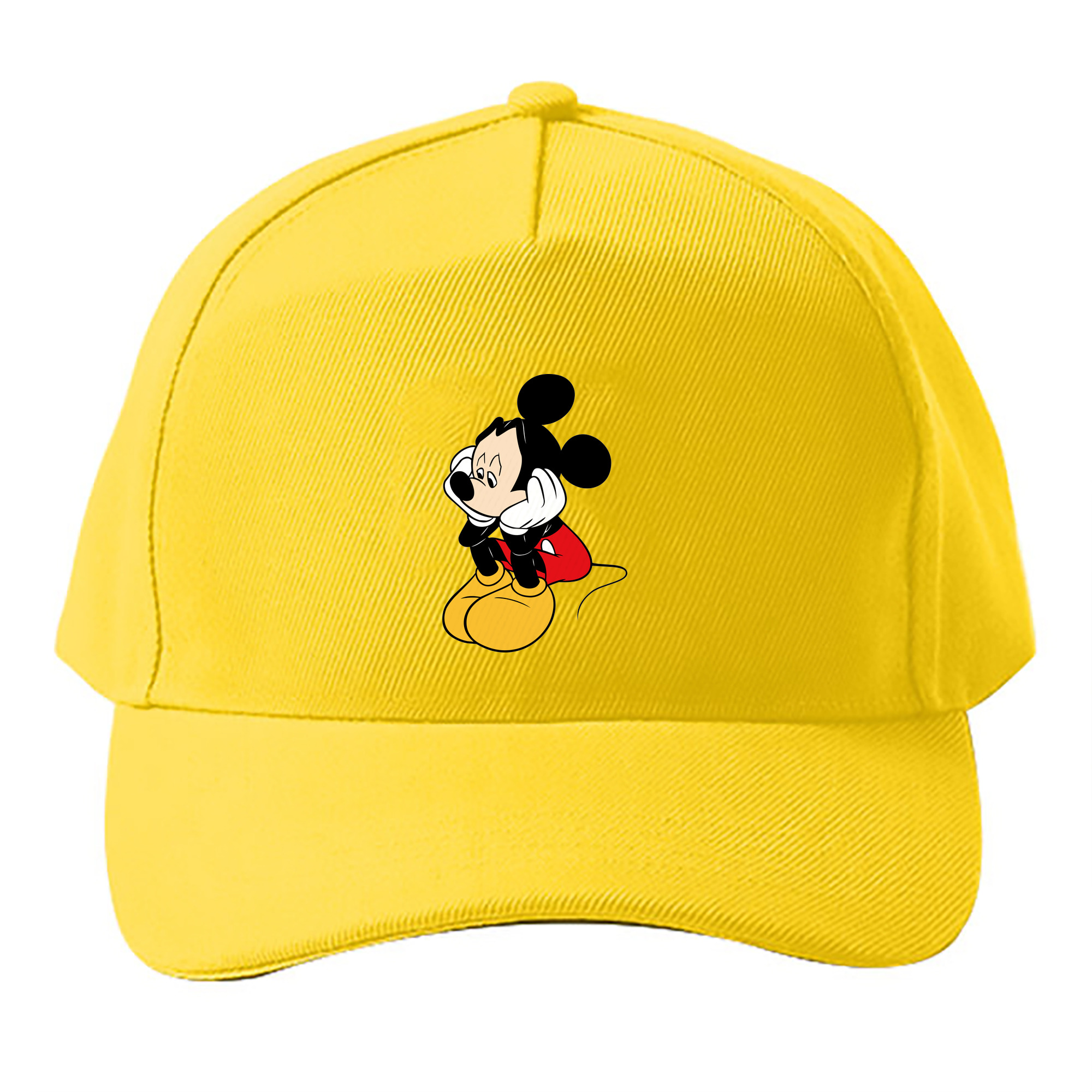 （画像用） ミッキーマウス Mickey Mouse ベースボールキャップ 綿100％ 男女兼用 帽子 スポーツ